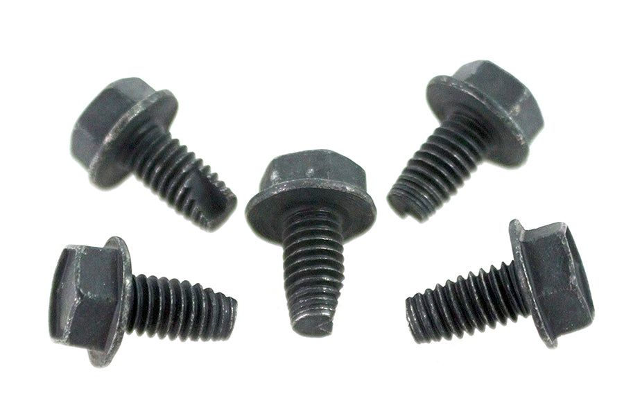 V-Twin Hex Flange Screws 5/16 inch-18 x 5/8 inch Parkerized, Pack of 5