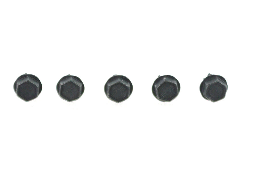 V-Twin Hex Flange Screws 5/16 inch-18 x 5/8 inch Parkerized, Pack of 5