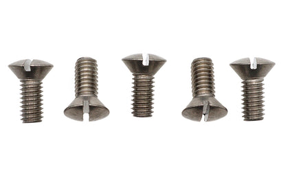 V-Twin Stainless Steel Oval Slotted Screw 5/16 inch-18 x 3/4 inch, Pack of 5