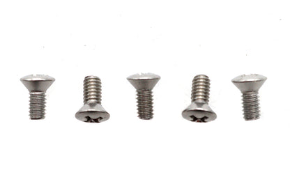 V-Twin 8-32 x 3/8 inch Stainless Steel Oval Phillips Head Screw (Pack of 5)