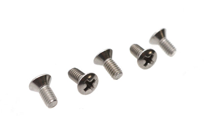 V-Twin 8-32 x 3/8 inch Stainless Steel Oval Phillips Head Screw (Pack of 5)