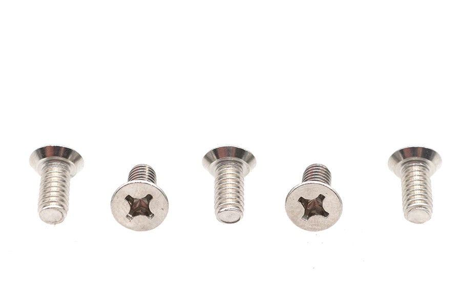 V-Twin Stainless Steel Phillips Countersunk Screw 12-24 x 1/2 inch