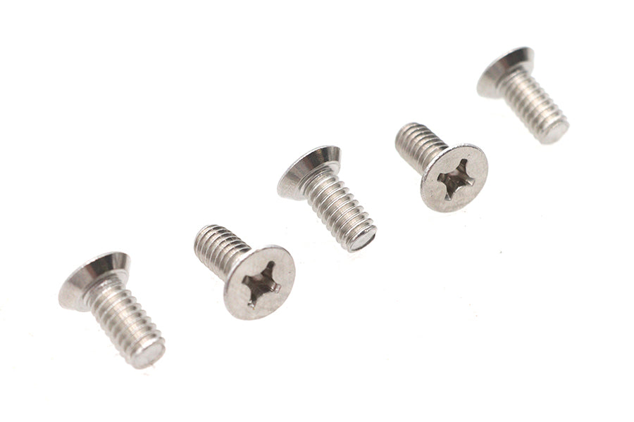 V-Twin Stainless Steel Phillips Countersunk Screw 12-24 x 1/2 inch