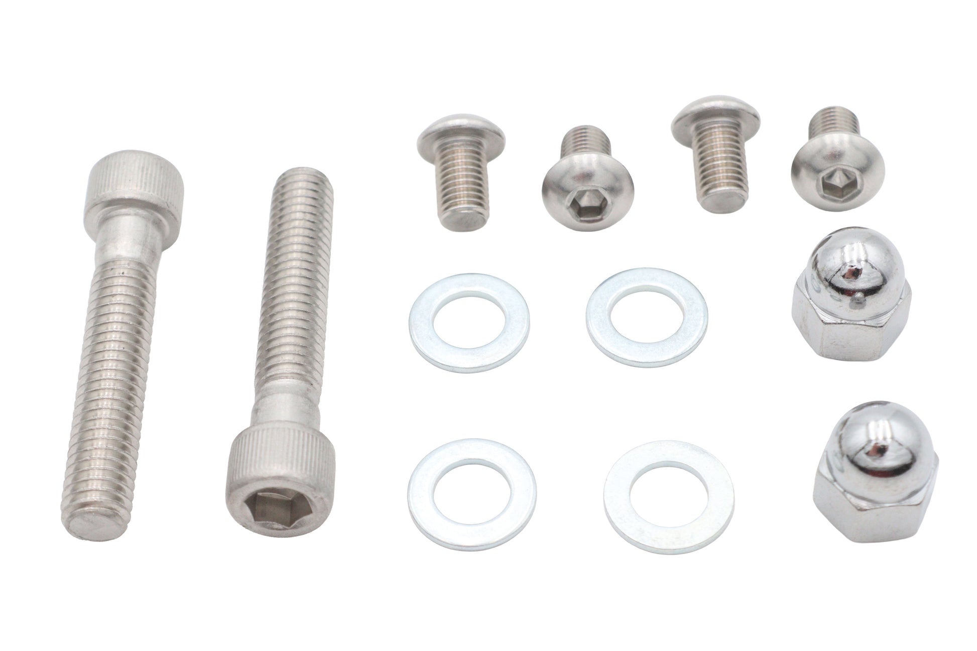 V-Twin Stainless Steel Horn Screw Kit for Harley Davidson FLSTS Models