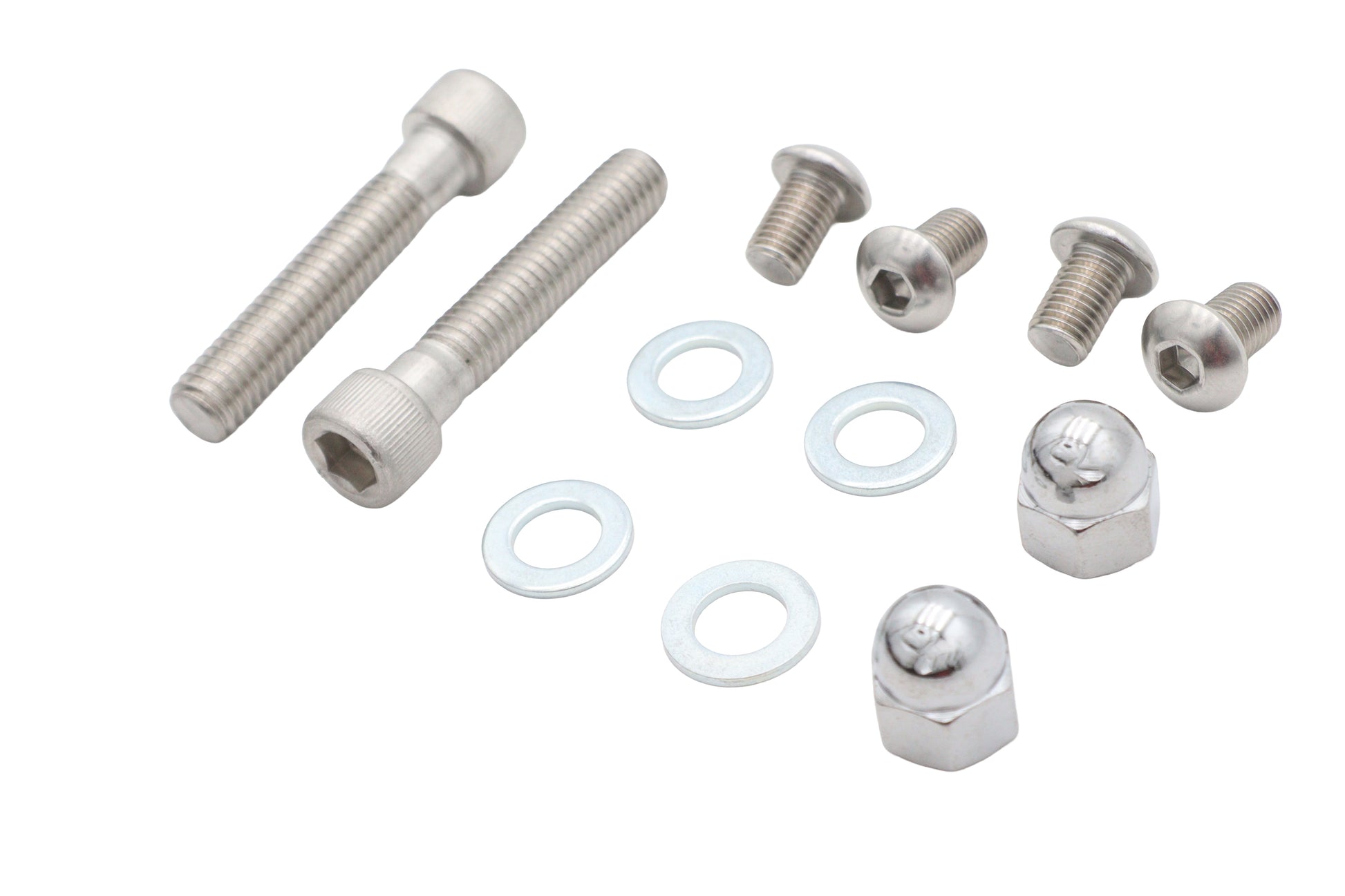 V-Twin Stainless Steel Horn Screw Kit for Harley Davidson FLSTS Models
