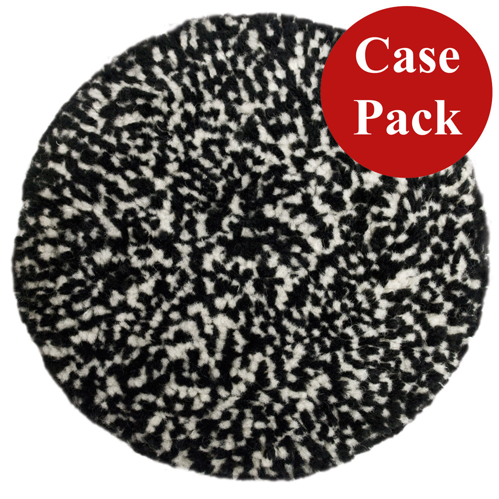 Presta Wool Compounding Pad - Black & White Heavy Cut - Case of 12