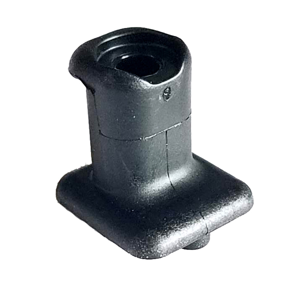 Southco F7-537 Flexible T-Handle Latch Keeper - Nylon, Black Finish, Front Mount