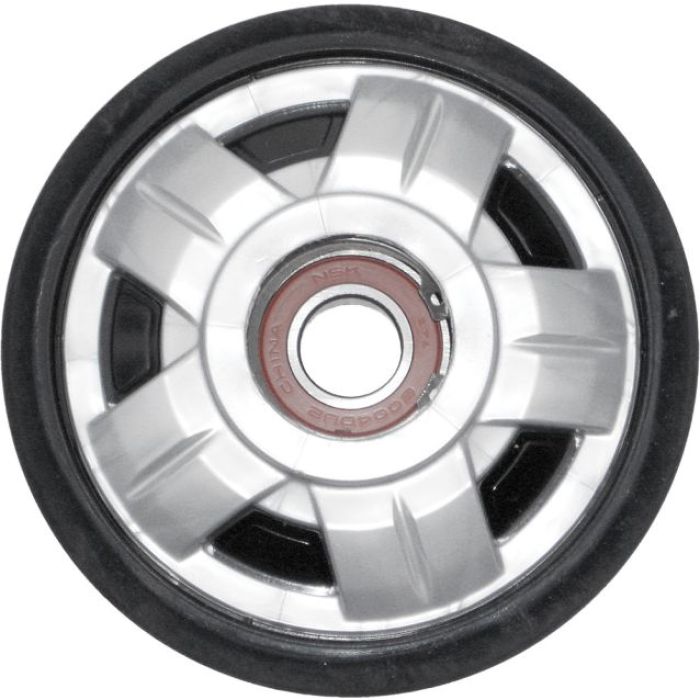 PPD Wheels R0180F-2-001B Idler Wheel, 180mm Black Spoked by PPD Wheels