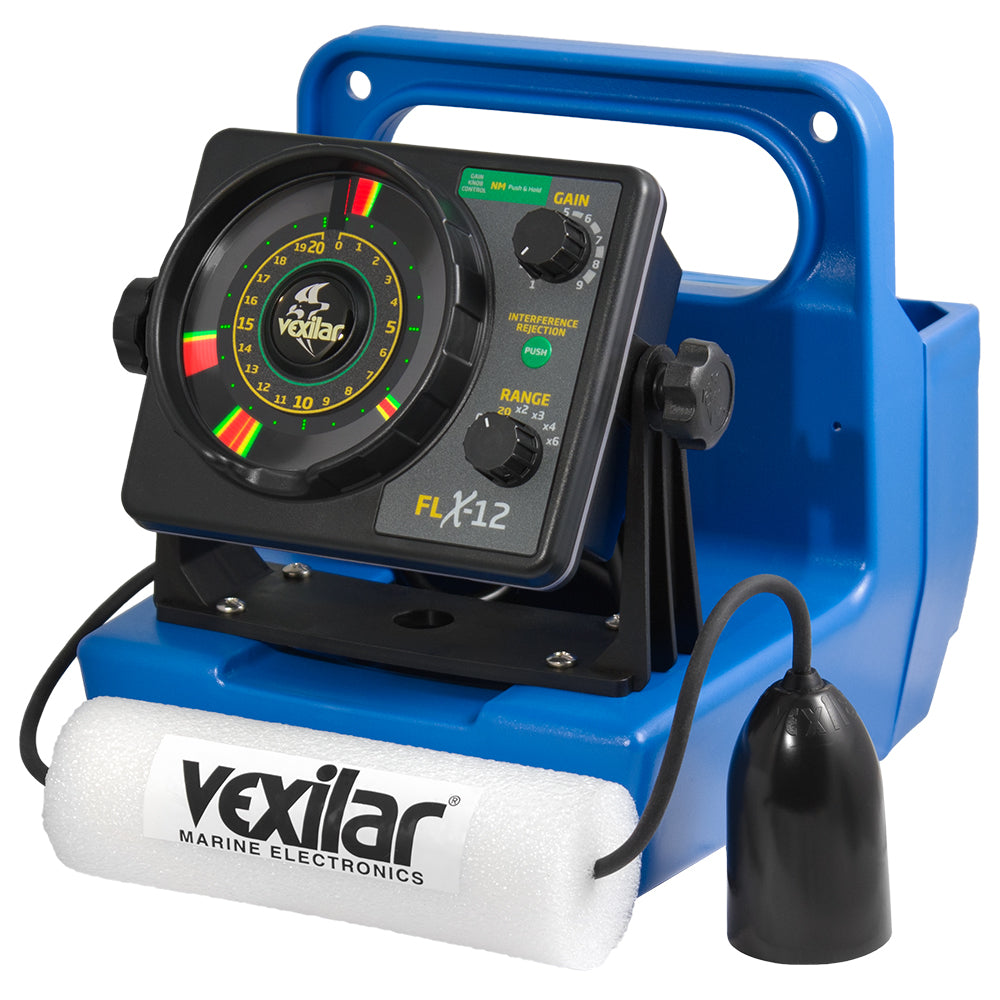 Vexilar FLX-12 Genz Pack with 12 IceDucer - Ice Fishing Sonar System