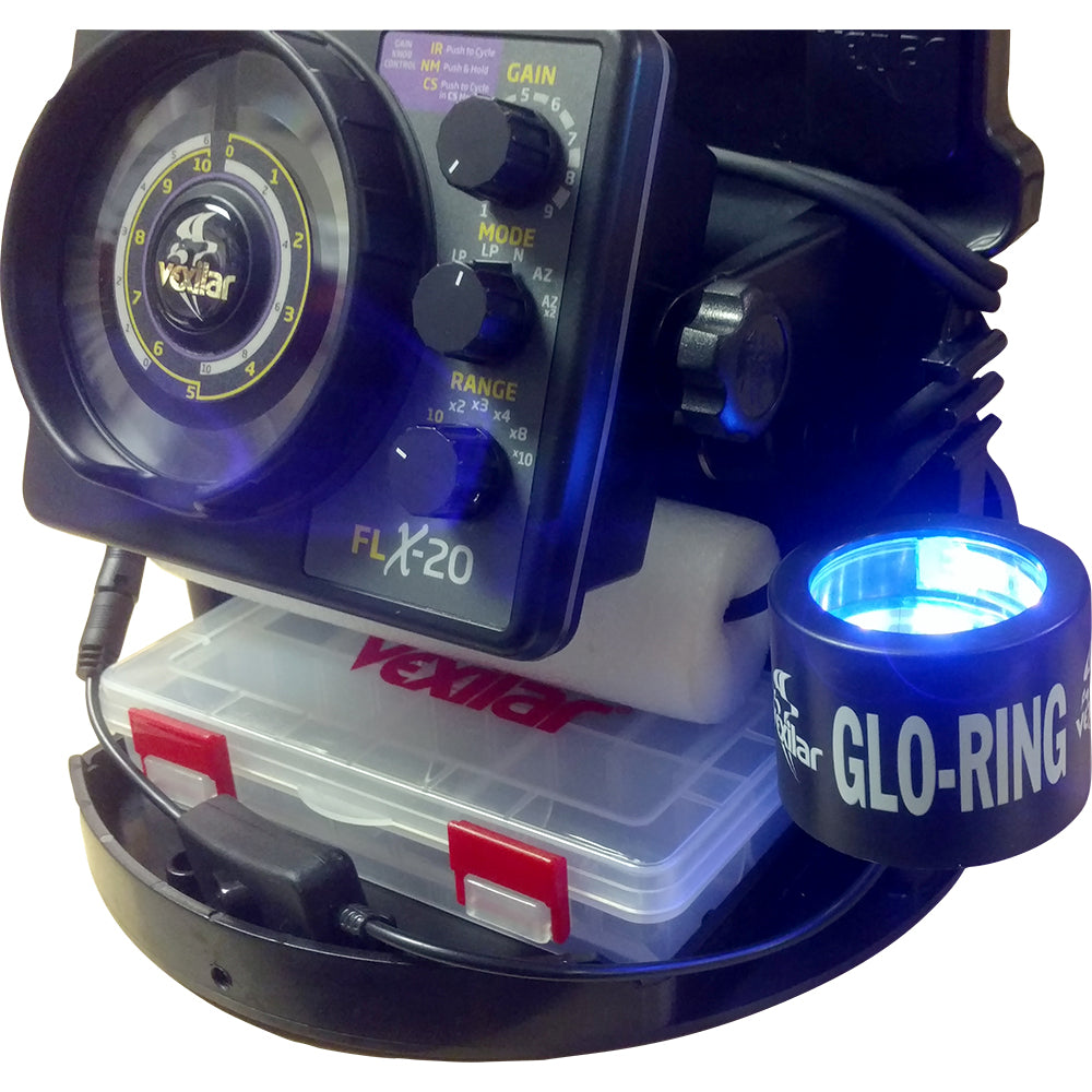 Vexilar Glo-Ring UV LED Lure Glowing System for Ice Fishing and Fish House Use
