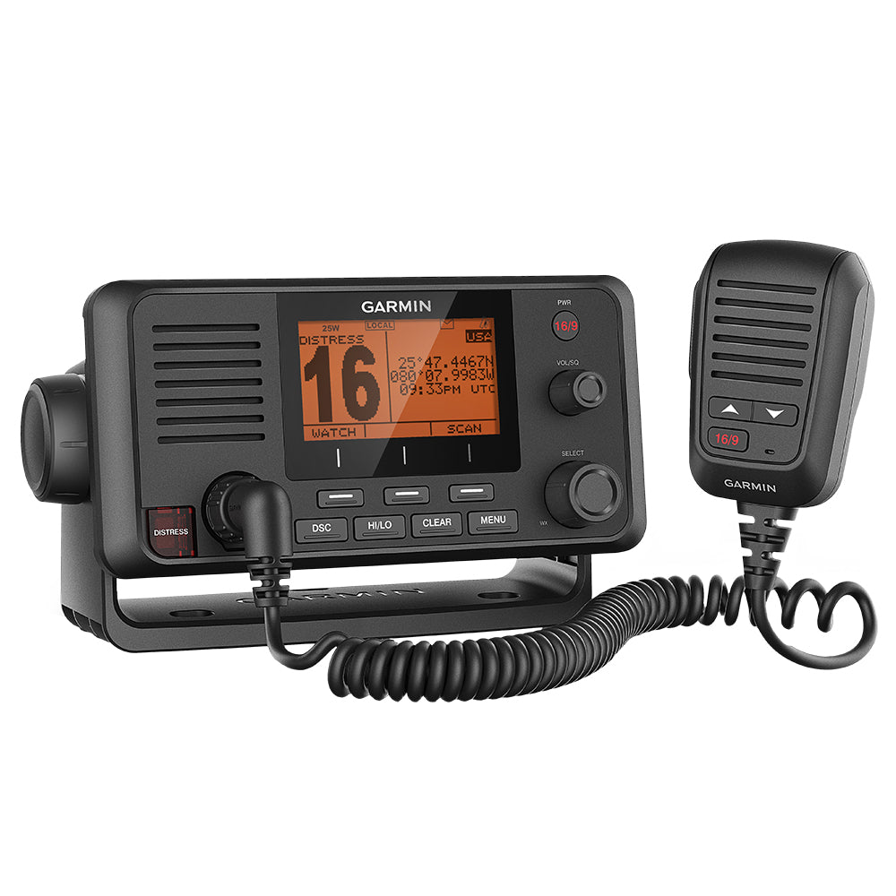 Garmin VHF 215 Marine Radio with GPS and DSC Functionality
