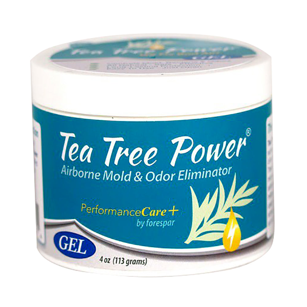 Forespar Performance Products Tea Tree Power Gel - 4oz | Natural Odor Eliminator for Boats, Home, and Office