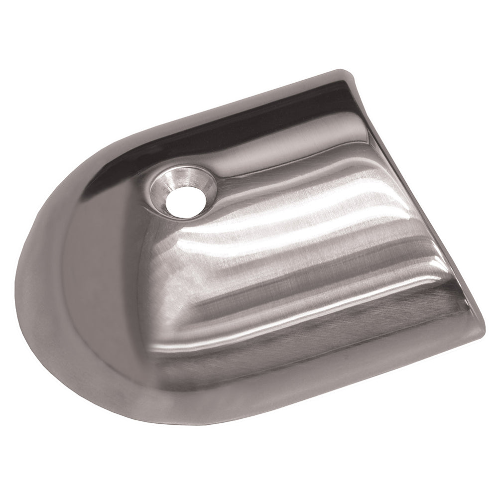 TACO Marine Polished Stainless Steel Rub Rail End Cap – Part F16-0091