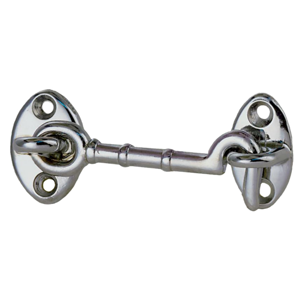 Perko Chrome Plated Bronze Cabin Door Hook - 3 inches, Durable Marine-Grade Hardware