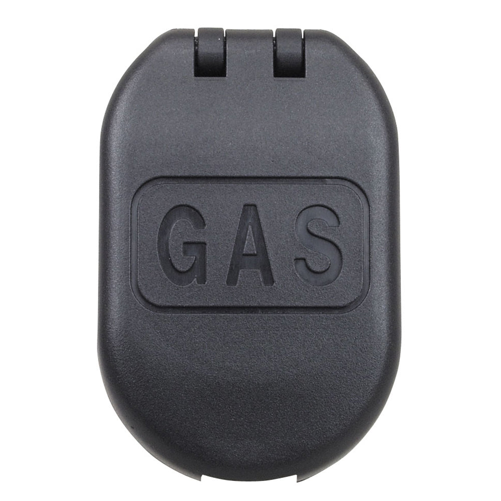 Perko Combination Vented Gas Fill and Tank for 1-1/2 inch Hose - Straight Neck, Model 1319DPGBLK