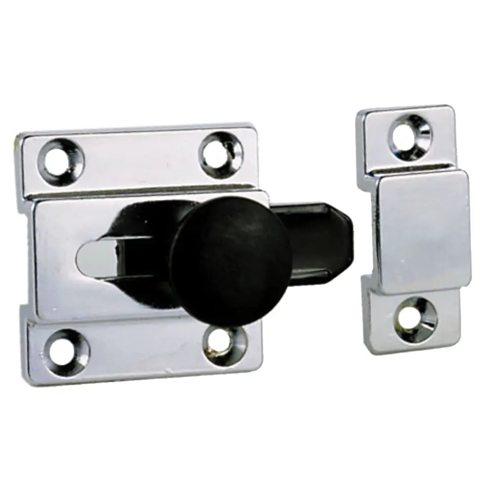 Perko Cupboard Bolt - 2-1/8 inch x 1-1/2 inch, Zinc Alloy with Chrome Finish