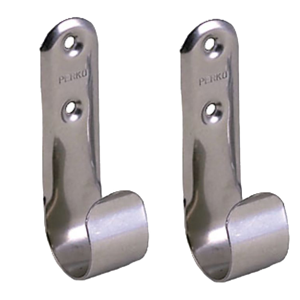 Perko Stainless Steel Boat Hook Holders - Pair, Part #0492DP0STS