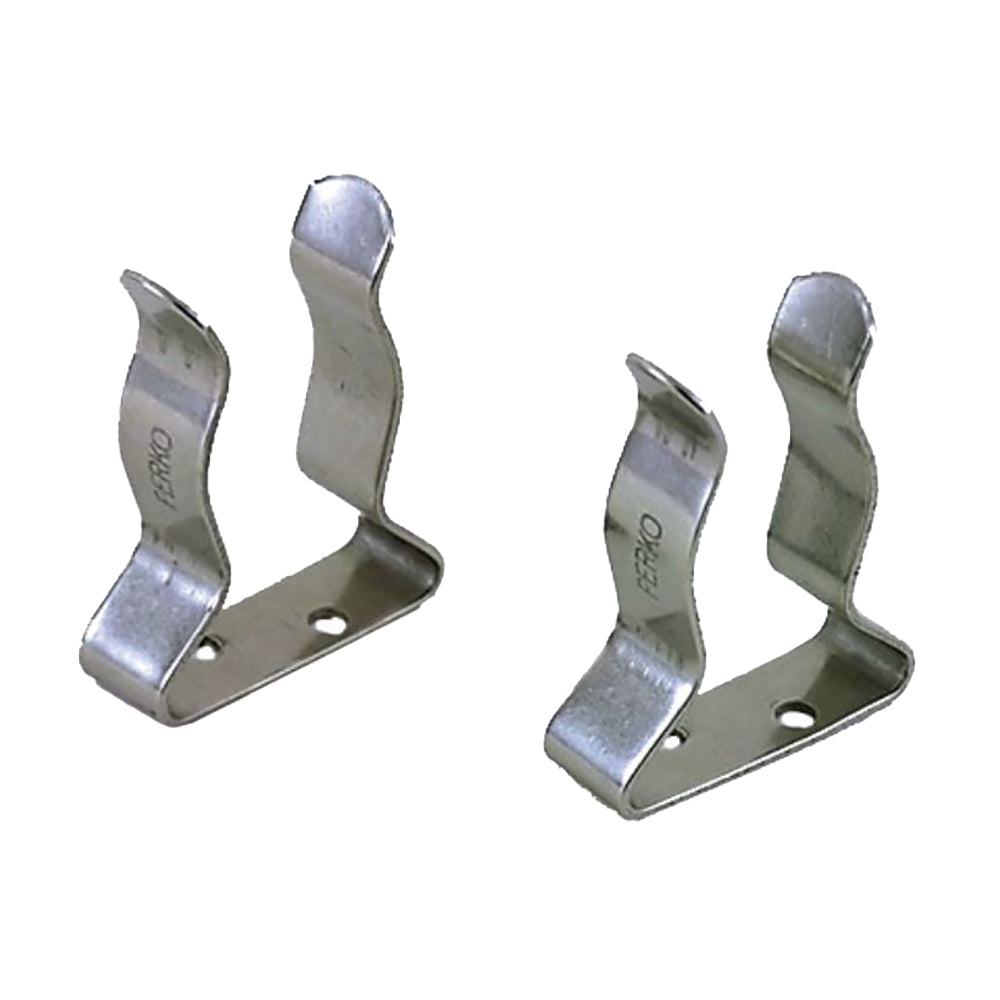 Perko Spring Clamps 1 inch to 1-3/4 inch Pair - Stainless Steel