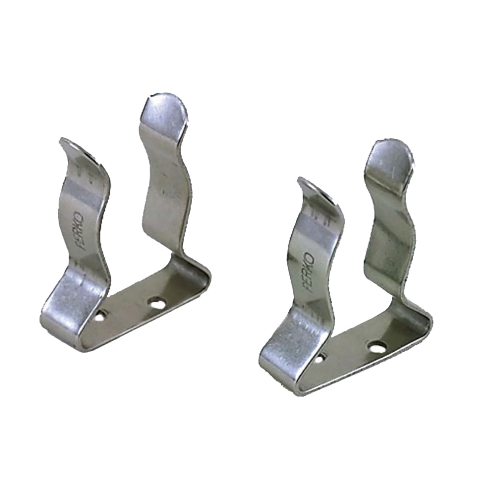 Perko Spring Clamps 5/8" - 1-1/4" Pair - Stainless Steel