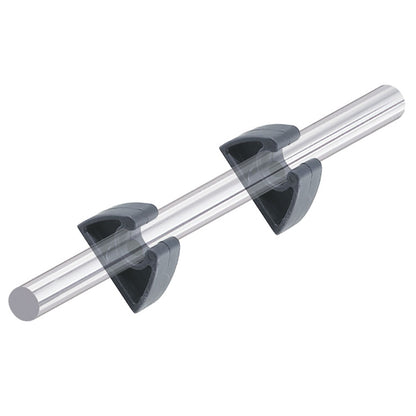 Perko Pole Storage Clips - Black Pair (Part Number 0477DP0BLK)