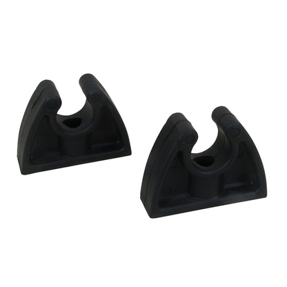 Perko Pole Storage Clips - Black Pair (Part Number 0477DP0BLK)