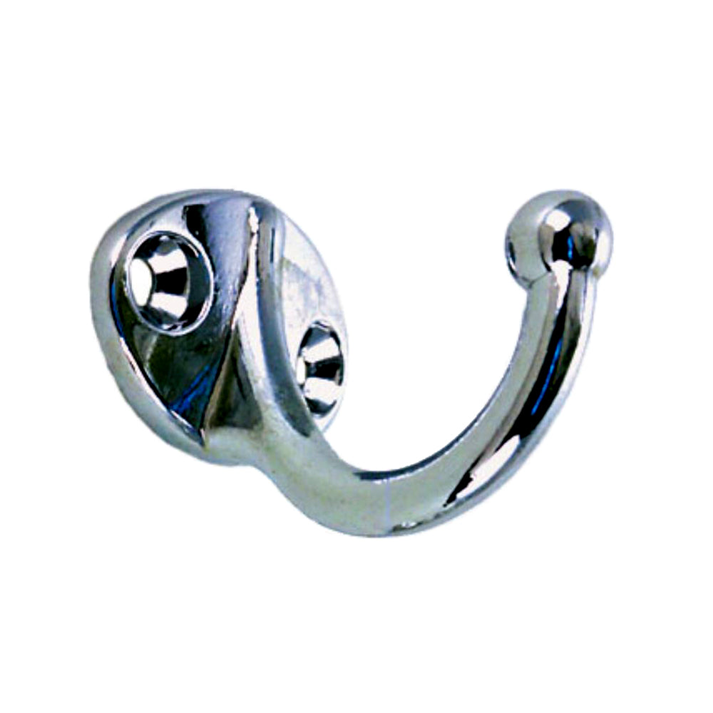 Perko 0610DP0CHR Chrome Plated Zinc Utility and Wardrobe Hook