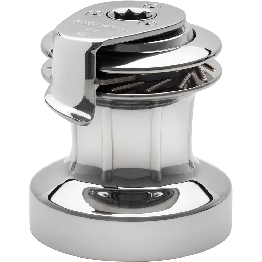 ANDERSEN 18 ST FS Self-Tailing Manual Single Speed Winch - Full Stainless Steel Construction