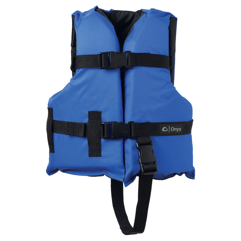 Onyx Outdoor Nylon General Purpose Child Life Jacket - 30 to 50 lbs, Blue
