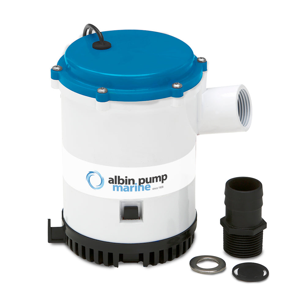 Albin Group Heavy Duty 24V Bilge Pump (1750 GPH) - Model 01-03-012