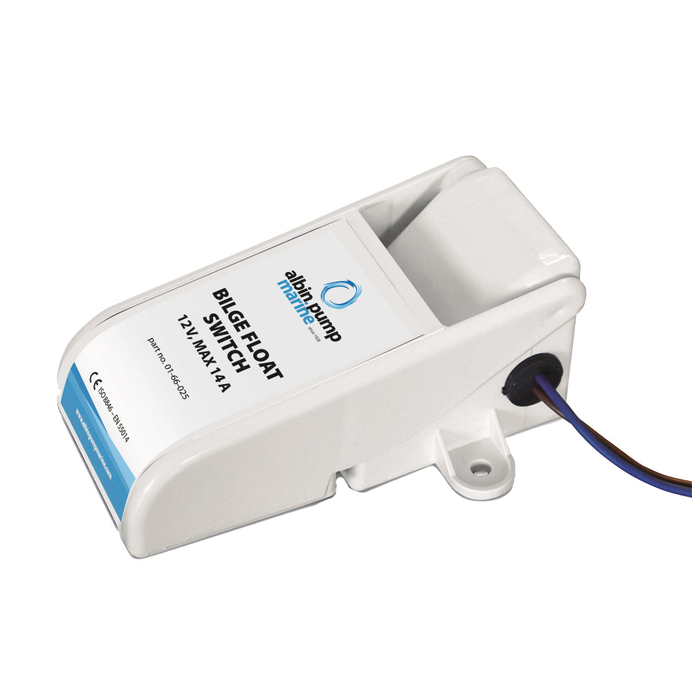 Albin Group Bilge Float Switch - 12/24/30V for Automatic Bilge Pump Control