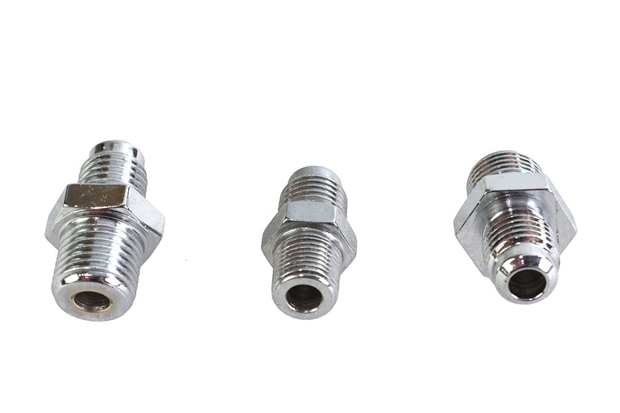 Colony Chrome Oil Line Fitting for Harley Davidson EL and FL Models