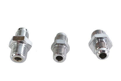 Colony Chrome Oil Line Fitting for Harley Davidson EL and FL Models