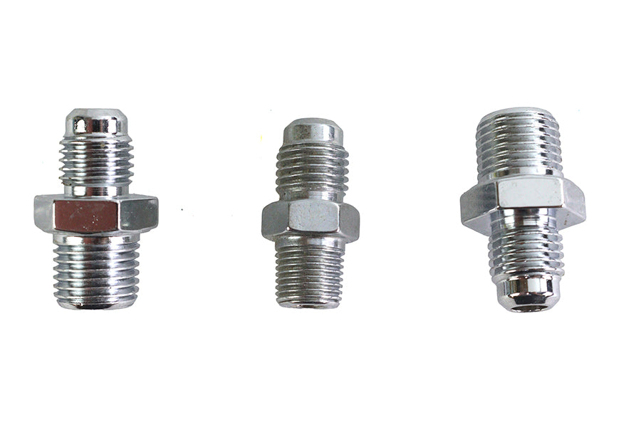 Colony Chrome Oil Line Fitting for Harley Davidson EL and FL Models