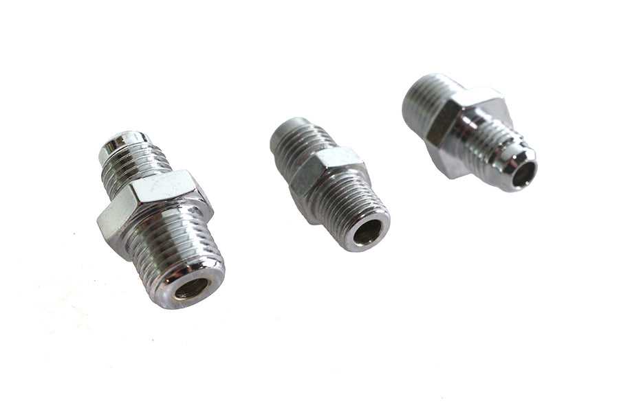 Colony Chrome Oil Line Fitting for Harley Davidson EL and FL Models