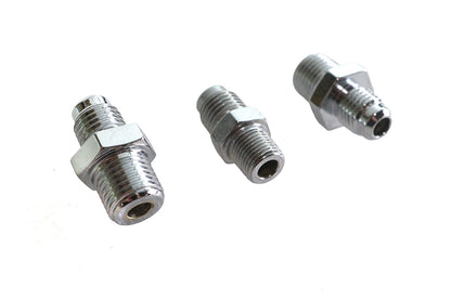 Colony Chrome Oil Line Fitting for Harley Davidson EL and FL Models