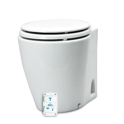 Albin Group Design Marine Toilet Silent Electric 12V - Compact and Low Water Consumption