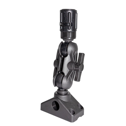 Scotty 162 1.5-inch Ball Mount with Gear Head Post and 241 Side Deck Mount