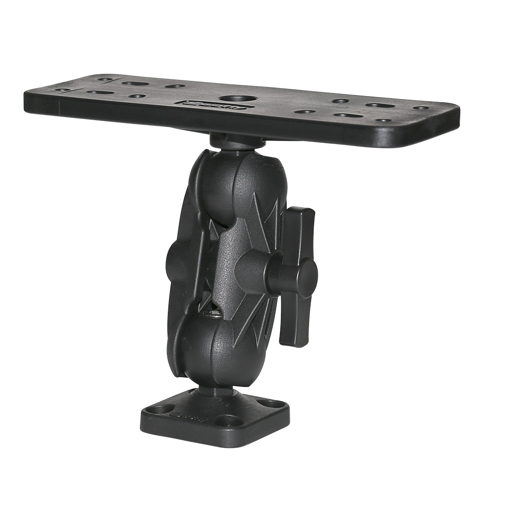 Scotty 163 1.5-Inch Ball Mount with Fishfinder & Universal Mounting Plate