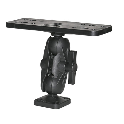 Scotty 163 1.5-Inch Ball Mount with Fishfinder & Universal Mounting Plate