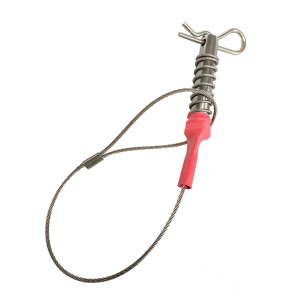 Sea Catch TR3 Spring Loaded Safety Pin with 1/4" Shackle