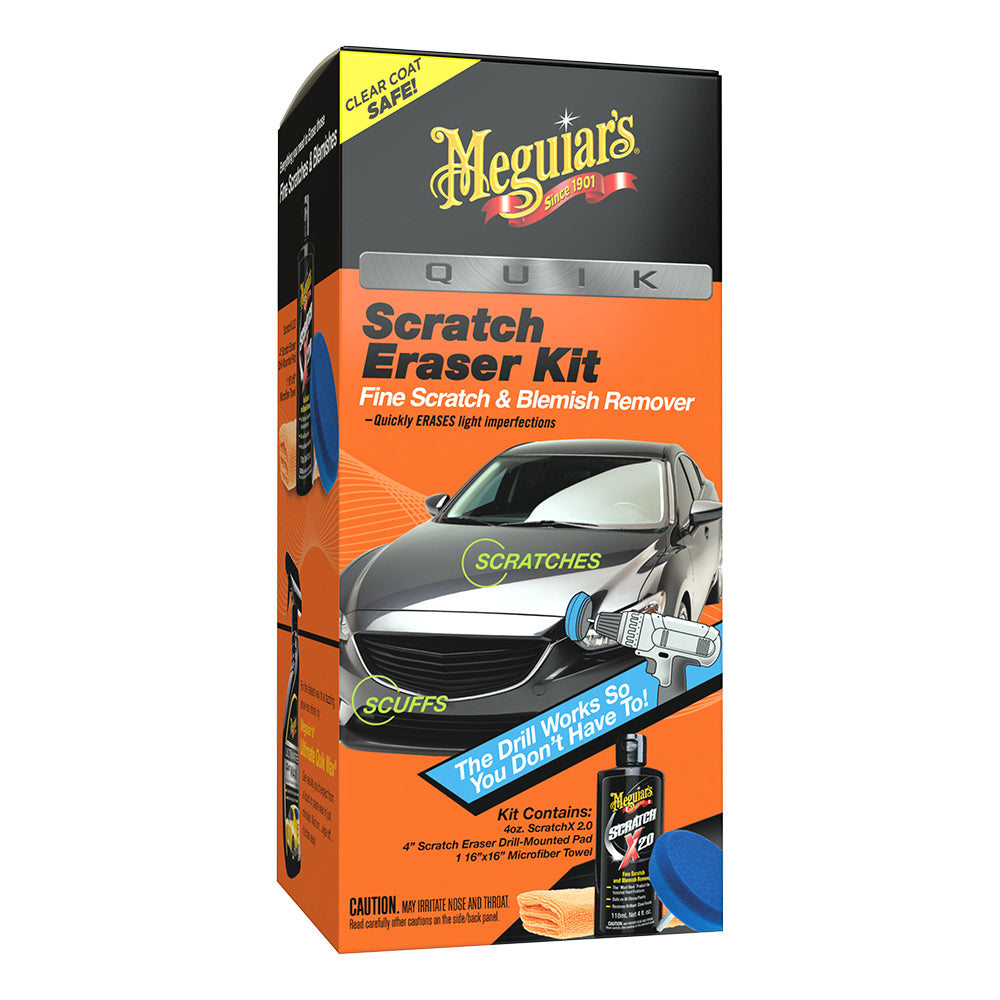 Meguiar's Quik Scratch Eraser Kit G190200 for Light Surface Imperfections