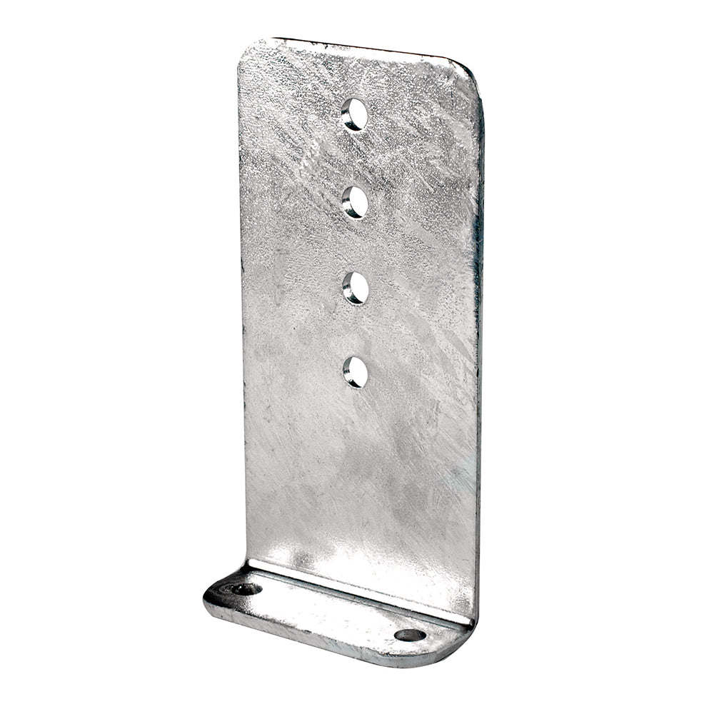 C.E. Smith Vertical 90 Bunk Bracket - 5" x 10" Aluminum for Boat Trailers and Marine Applications
