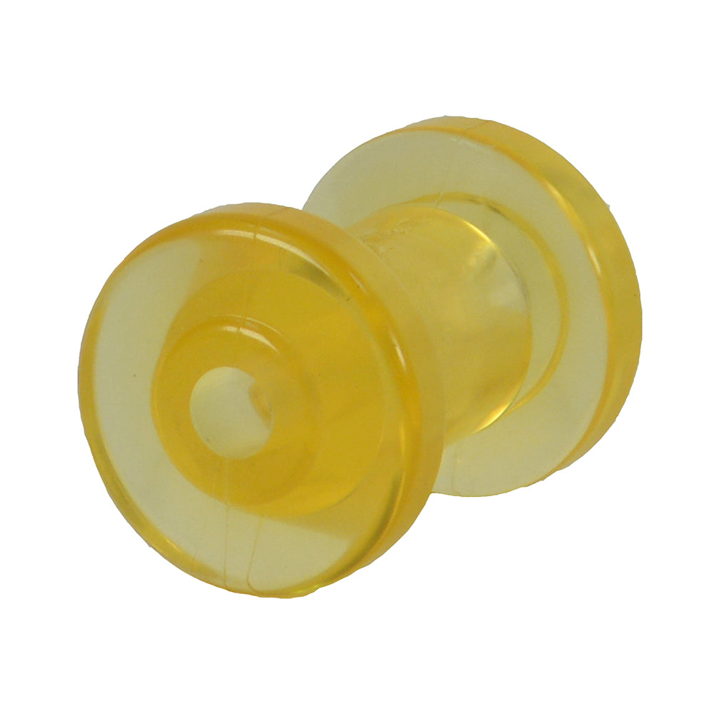 C.E. Smith Bow Roller with Yellow PVC Coating – 3 Inch x 1/2 Inch ID