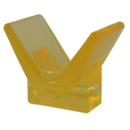C.E. Smith Y-Stop 3 x 3 Inches with 1/2 Inch Inside Diameter in Yellow PVC, Part 29554