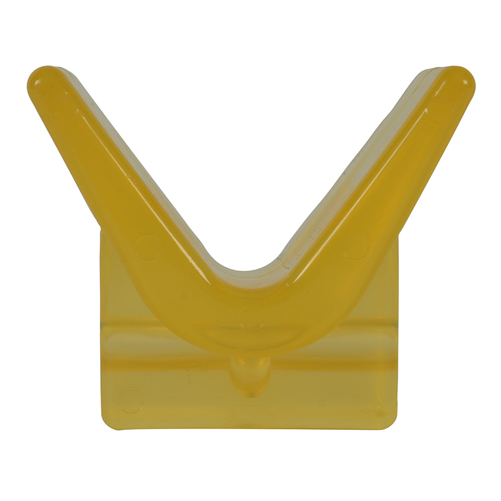 C.E. Smith Y-Stop 3 x 3 Inches with 1/2 Inch Inside Diameter in Yellow PVC, Part 29554