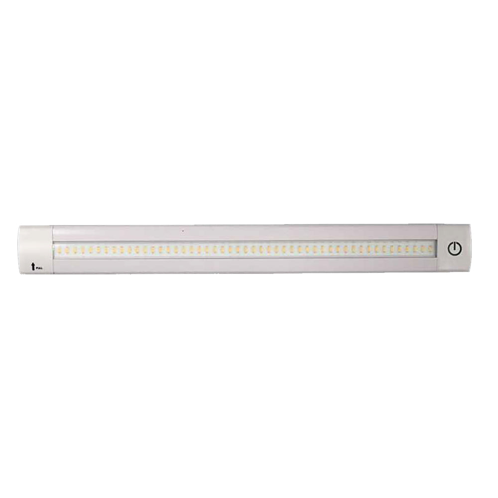 Lunasea Lighting LLB-32LW-01-00 Adjustable Linear LED Light with Built-In Dimmer - 20 Inch Warm White