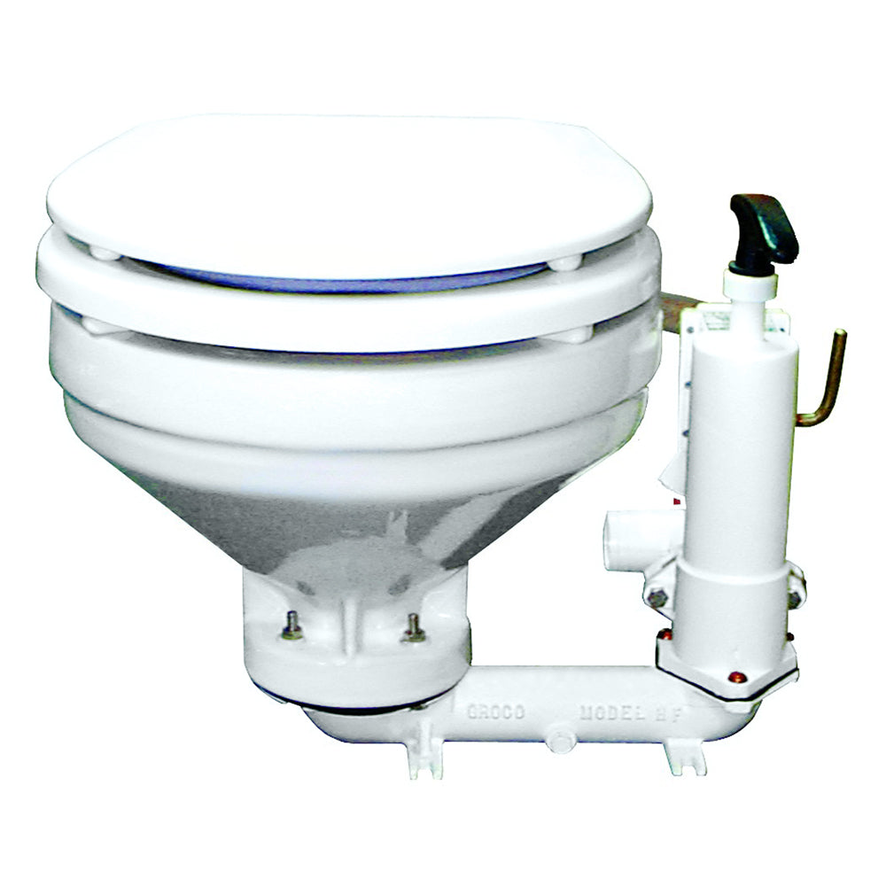 GROCO HF Series Hand Operated Marine Toilet - Model HF-B