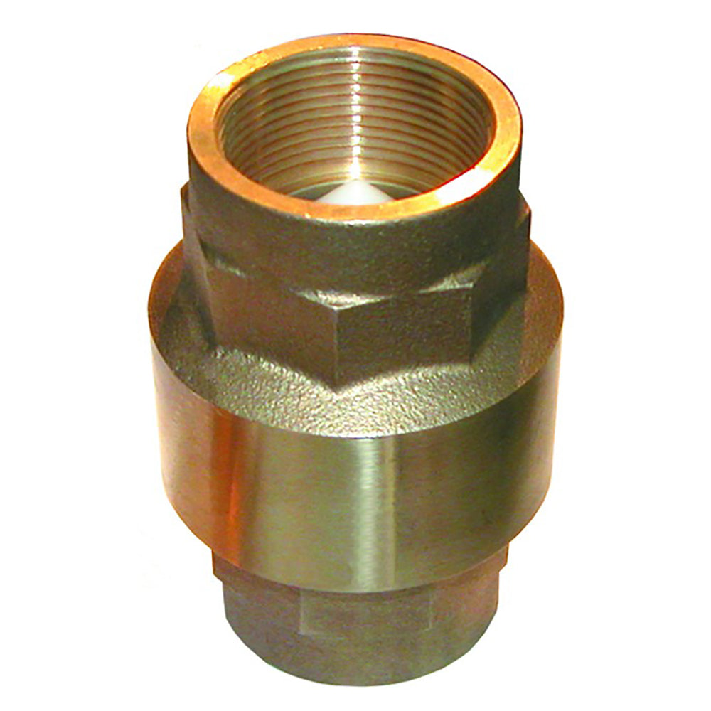 GROCO 1 inch Bronze In-Line Check Valve (Part Number CV-100)