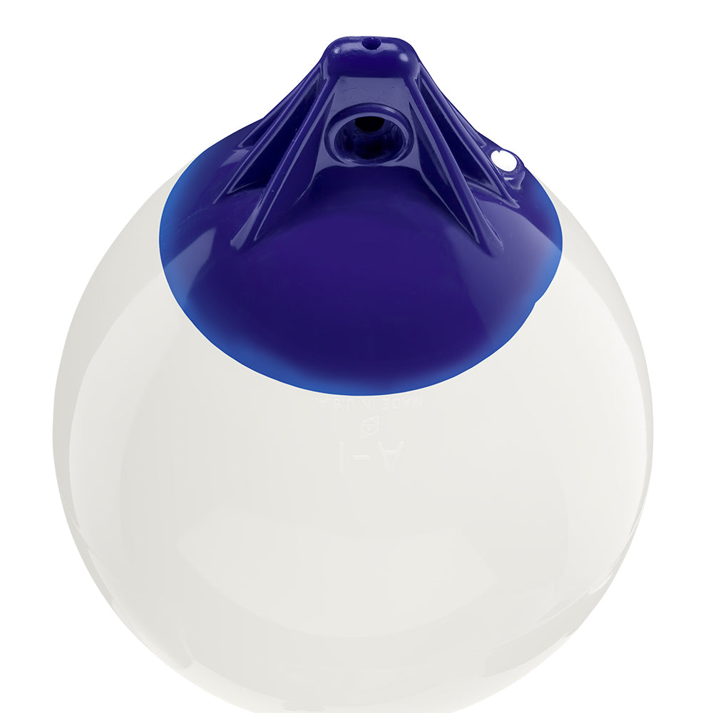 Polyform U.S. A-1 Buoy 11-Inch Diameter in White for Marine and Safety Applications