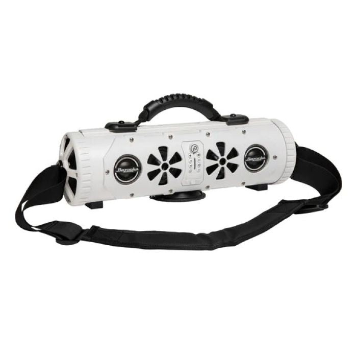 Bazooka Bluetooth Mini G3 Party Bar 16-Inch White - Wireless Portable Sound System